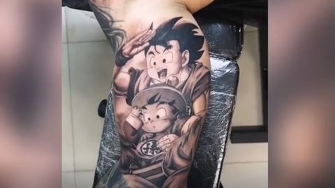 El Espectacular Tatuaje De Un Fan De Dragon Ball Super Telecinco