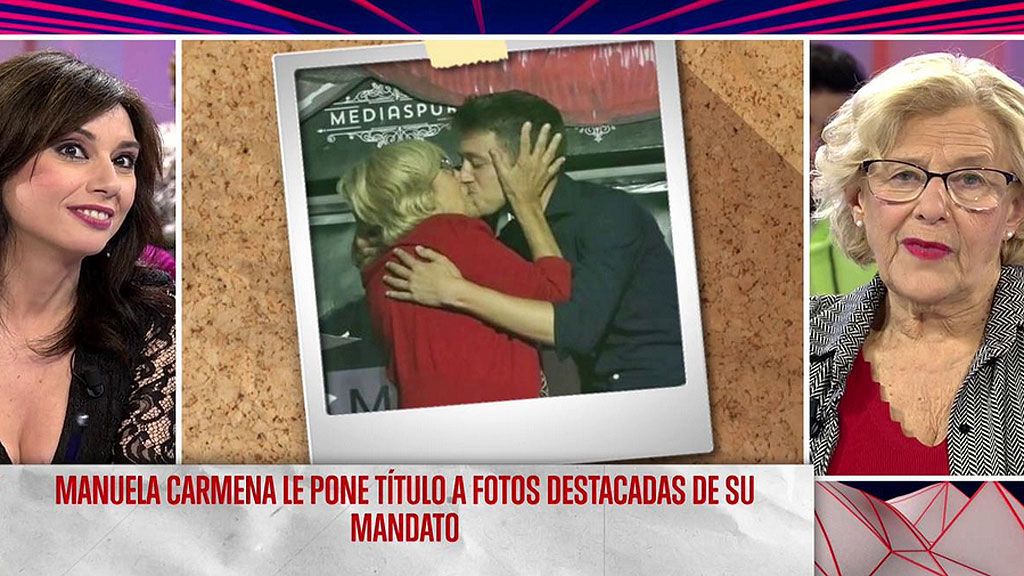 Manuela Carmena: “Mi relación con Errejón es buenísima, pero el beso fue algo puntual"