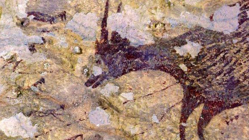 Una escena de caza de hace 44.000 años, las más antigua de la humanidad
