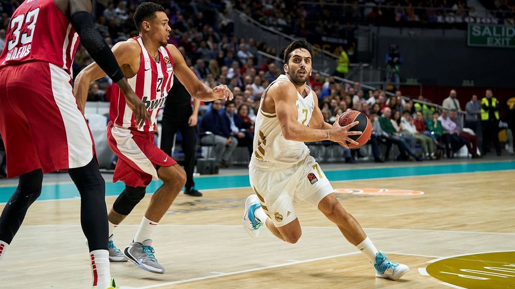 Real Madrid gana al Olympiacos en la Euroliga