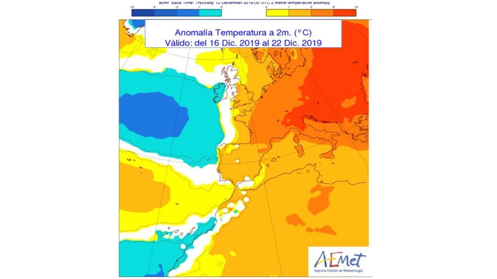 tempera semana quw viene