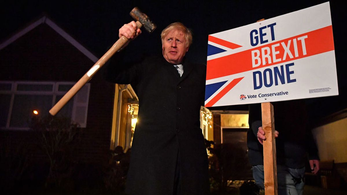 La "paradoja Boris": el voto en favor de la UE gana al Brexit en la victoria aplastante de Johnson