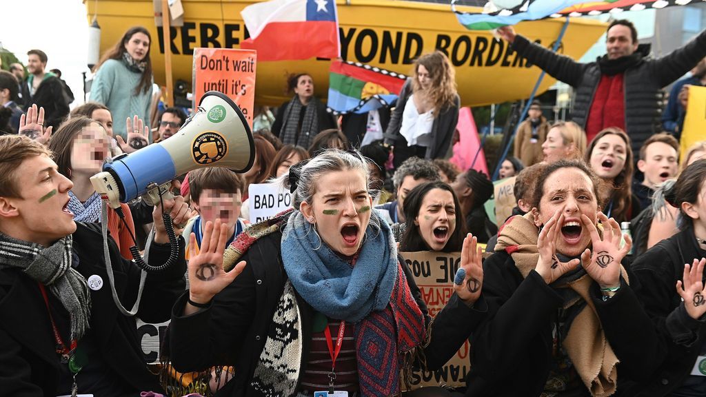 Protestas para poner fin a la Cumbre del Clima