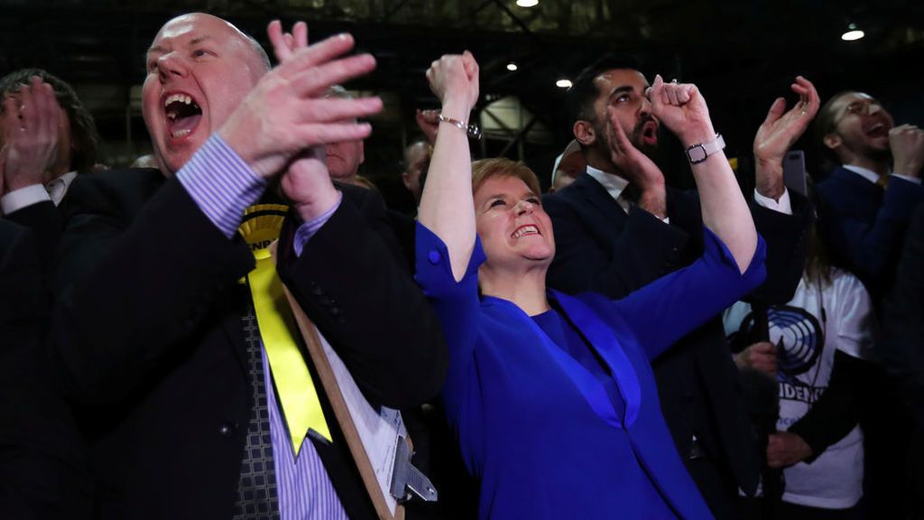 Victoria del partido escocés en las elecciones del Brexit