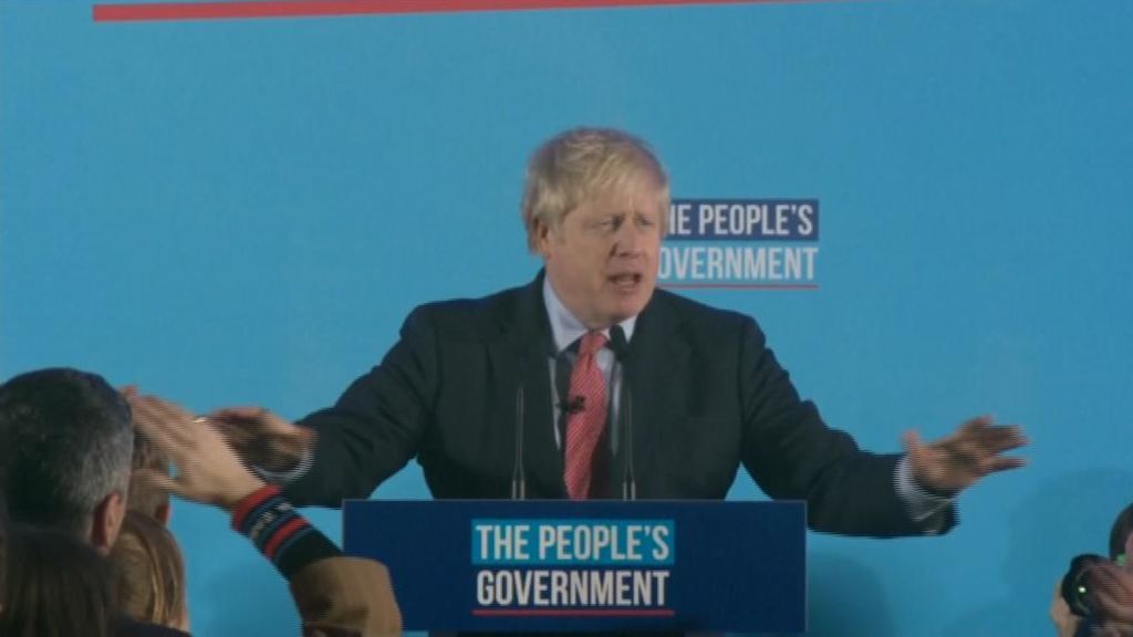 Rueda de prensa de Johnson tras su victoria