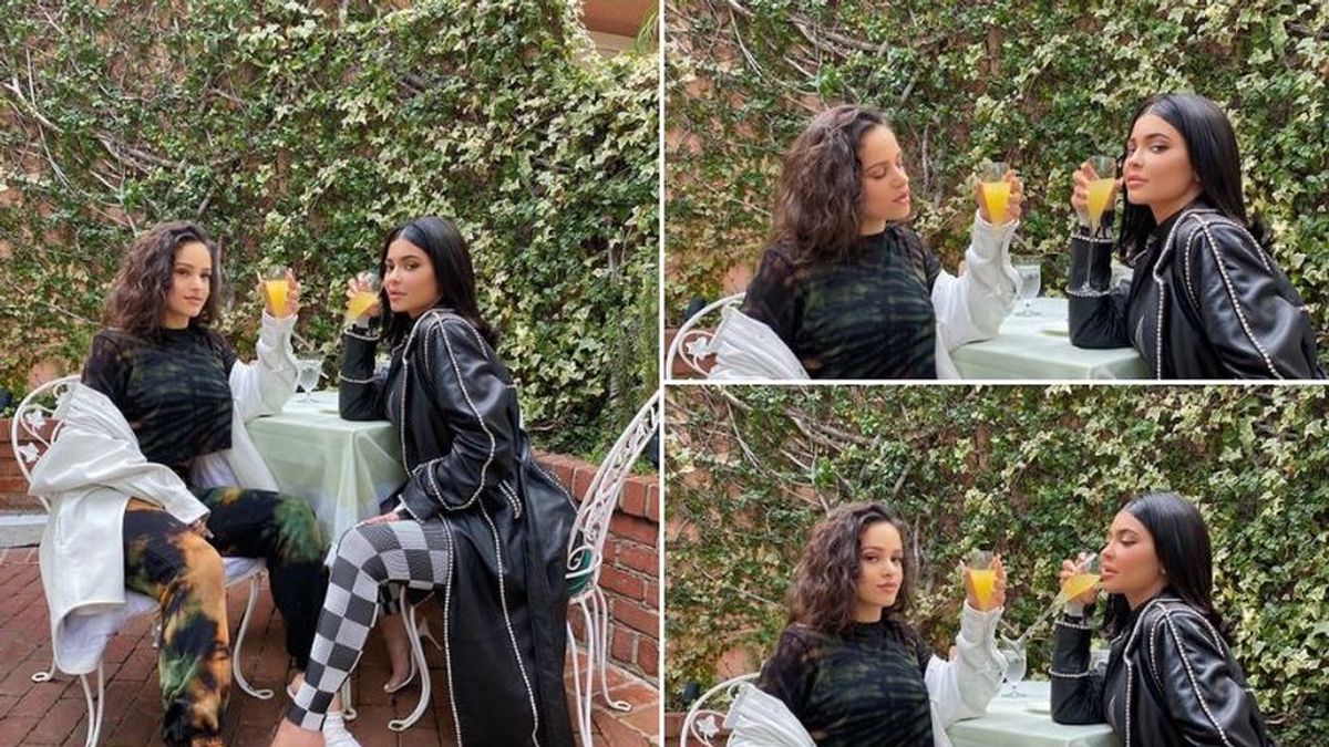 "Madre mía Rosalía": Kylie Jenner posa junto a la diva catalana en Twitter "Madre mía Rosalía": Kylie Jenner posa junto a la diva catalana en Twitter