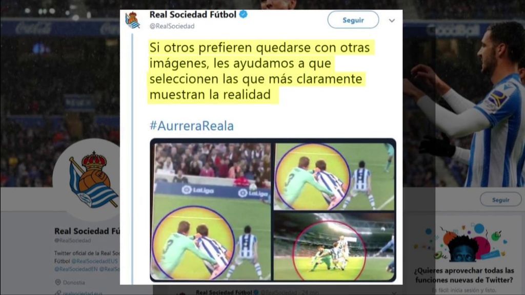 El 'zaska' de la Real Sociedad tras las quejas arbitrales del Barça; "Podríamos jugar al tú más"