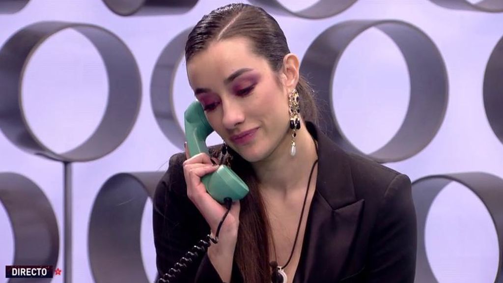 La conversación de Adara y Gianmarco por teléfono