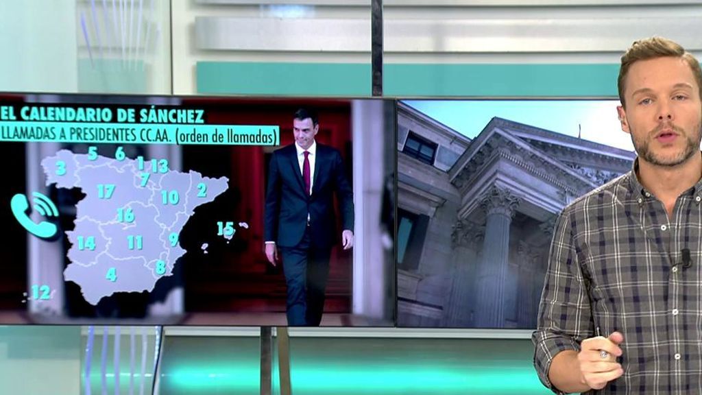 El calendario de Pedro Sánchez antes de la investidura