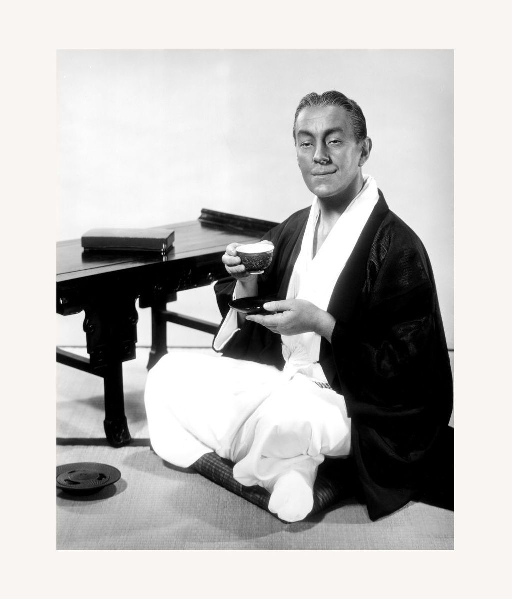 Alec Guinness, hizo de japonés en la película 'A Majority of one'