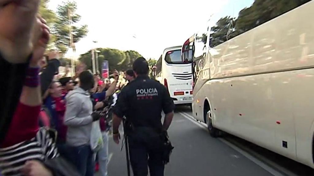 Barça y Madrid harán juntos el camino del hotel al Camp Nou