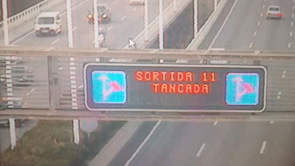 Cerrados algunos accesos a la ciudad condal por las protestas en los aledaños del Nou Camp