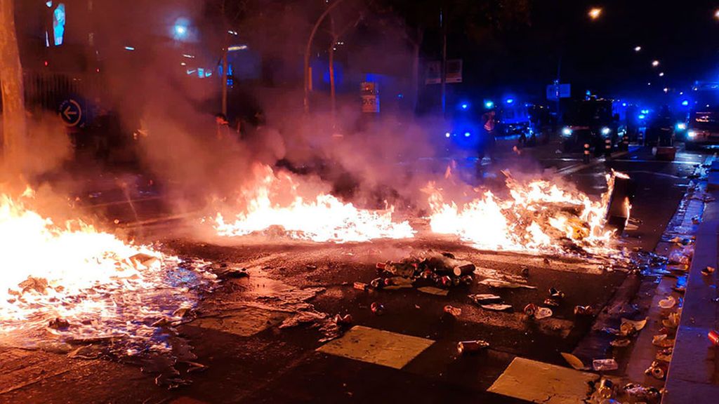 Fuego en las calles