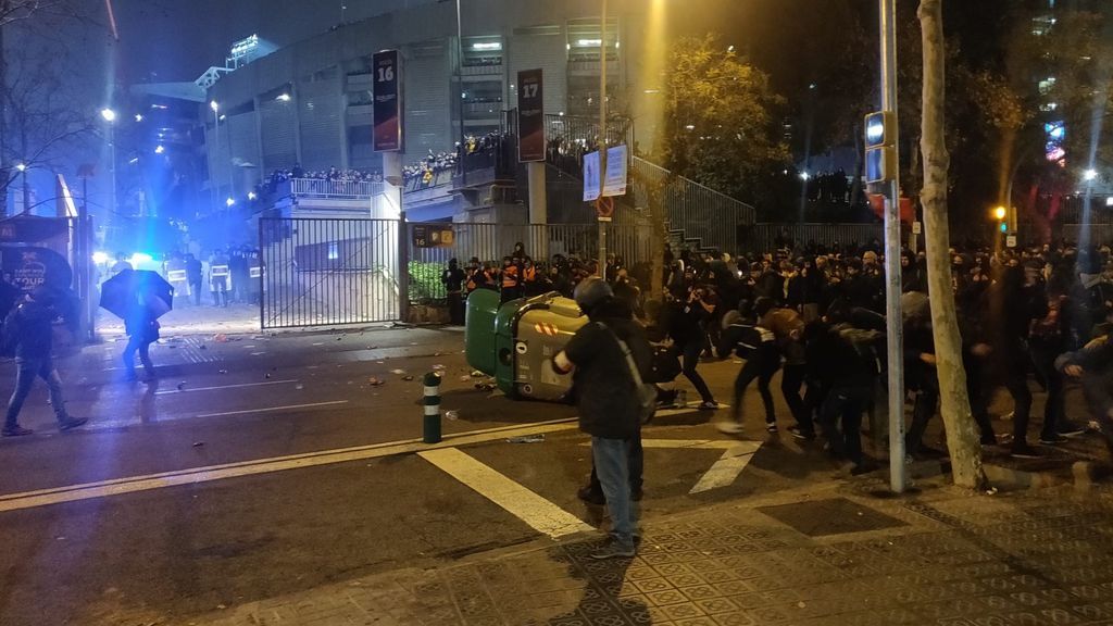 Tensión en las protestas de Tsunami Democràtic