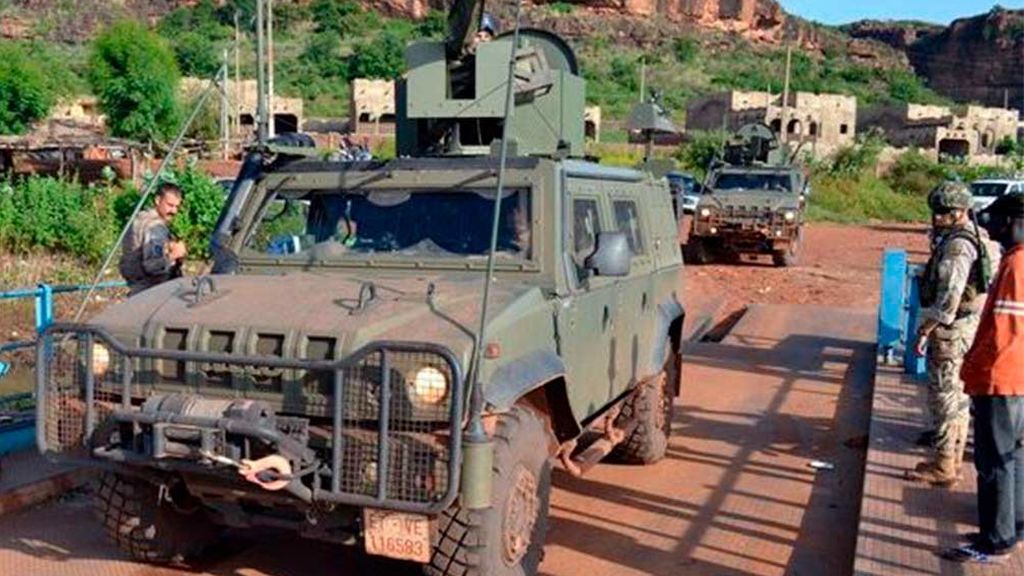 Cinco militares españoles heridos en un accidente en Mali Cinco militares españoles heridos en un accidente en Mali