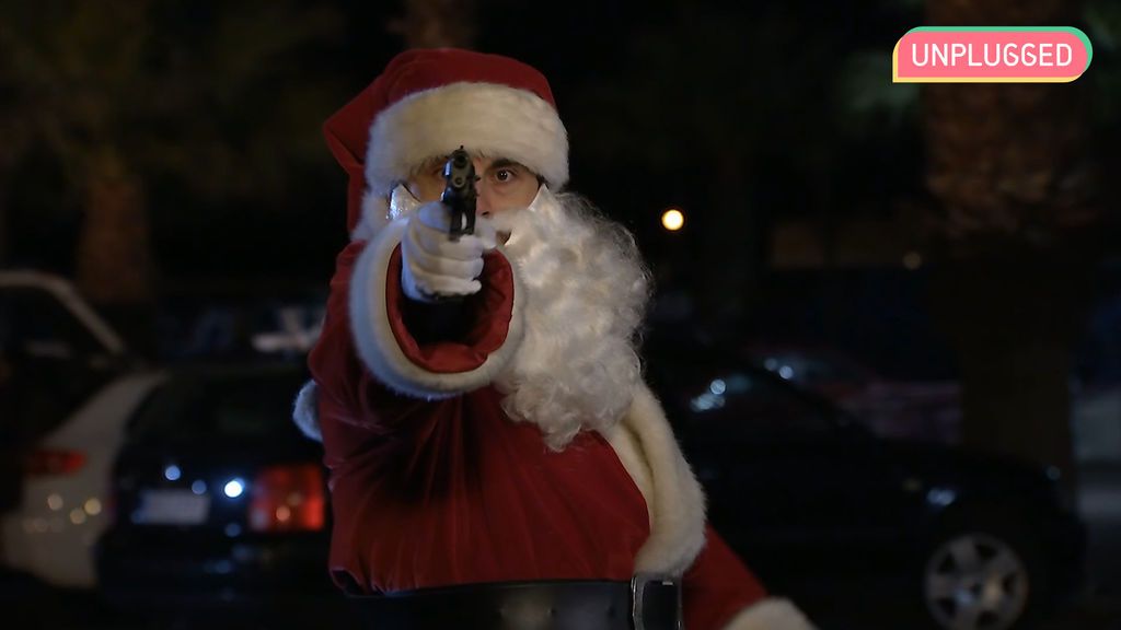 Papa Noel, armado, en 'LQSA'