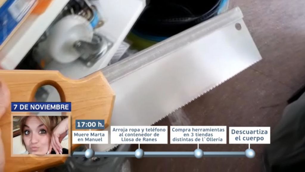 Sorprende la rapidez de actuación de Jorge: tardó hora y media en descuartizar a Marta