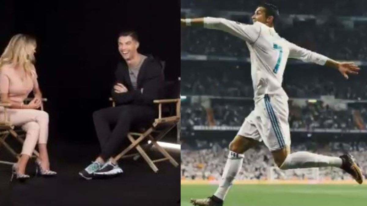 Las carcajadas de Cristiano Ronaldo cuando le preguntan por su grito de guerra: "¡Siuuuuu!"