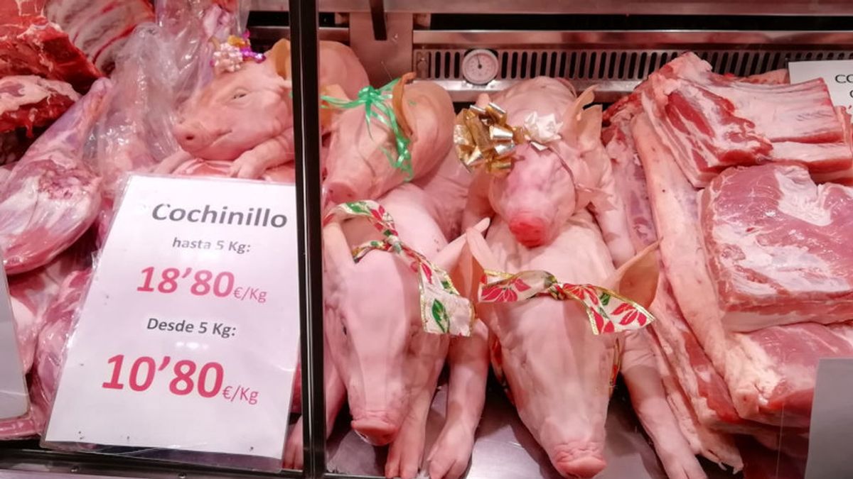 El cochinillo más caro que el langostino esta Navidad El cochinillo más caro que el langostino esta Navidad