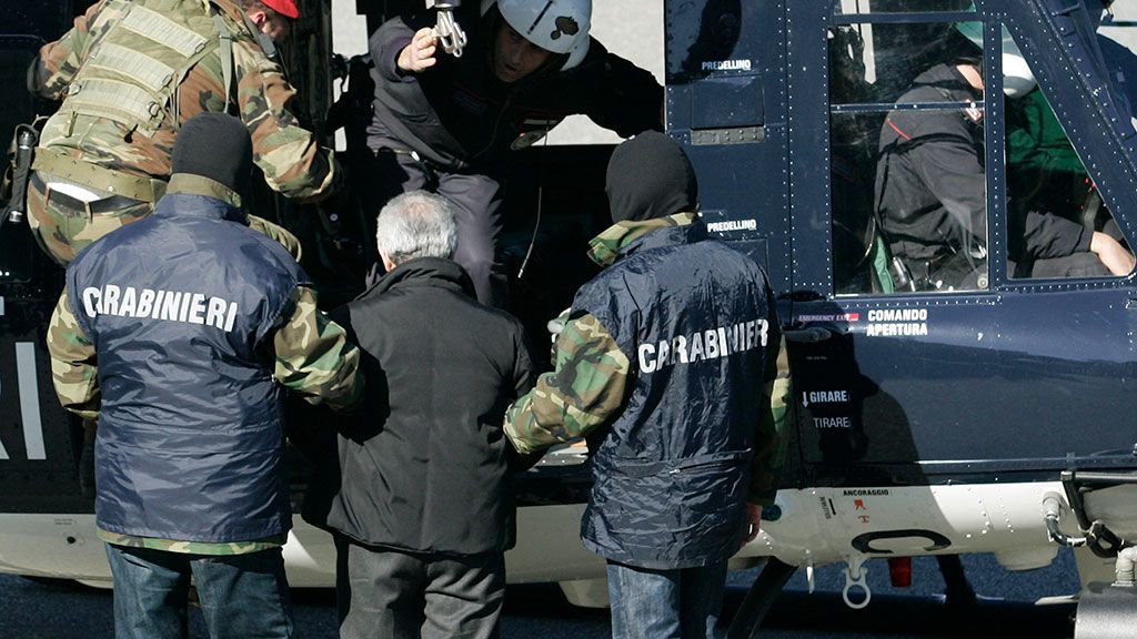 Operación contra la mafia en Italia