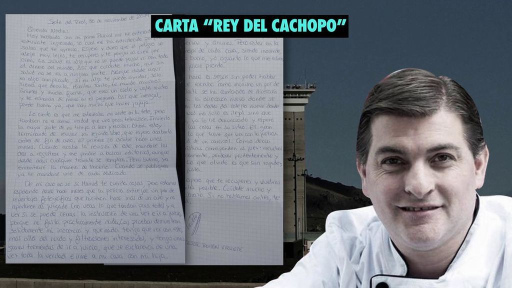 La carta del 'rey del cachopo': "Las pruebas demuestran sólidamente mi inocencia"