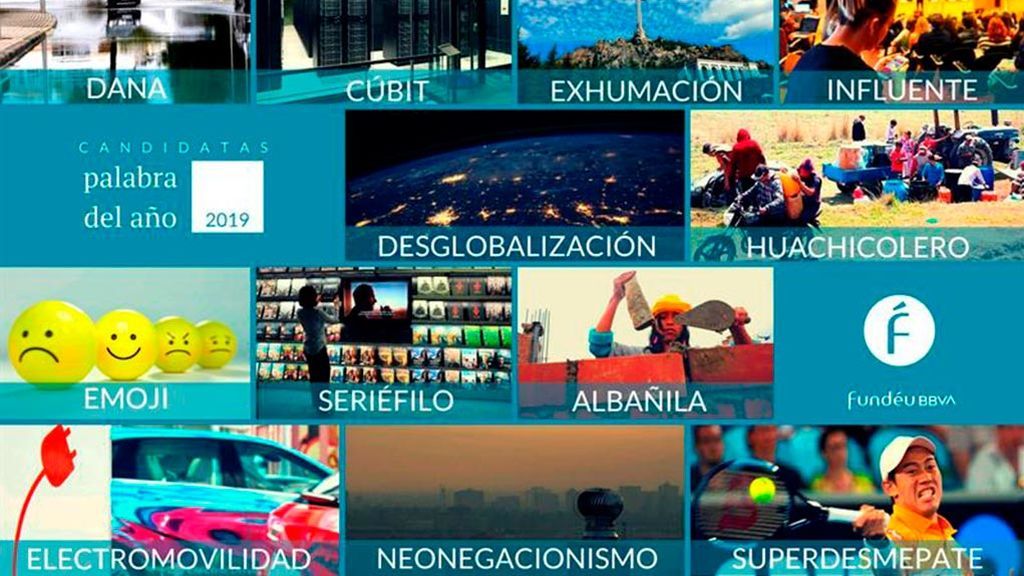 Exhumación, DANA, seriéfilo o cúbit, candidatas a palabra del año 2019 por la Fundación del Español Urgente Exhumación, DANA, seriéfilo o cúbit, candidatas a palabra del año 2019 por la Fundación del Español Urgente