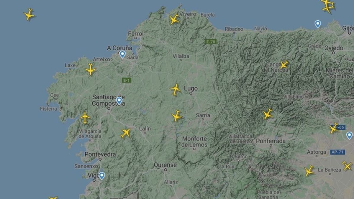 Alerta roja en Galicia: vuelos cancelados y restricciones en la A-8 por los fuertes vientos