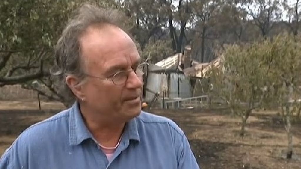 Steve Harrison, el hombre que sobrevivió dentro de un horno al incendio de su casa en Australia