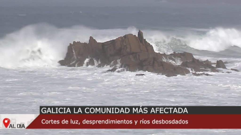 Fabien llega con fuerza al norte de España: lluvias, cortes de luz y vientos de hasta 180 kilómetros por hora