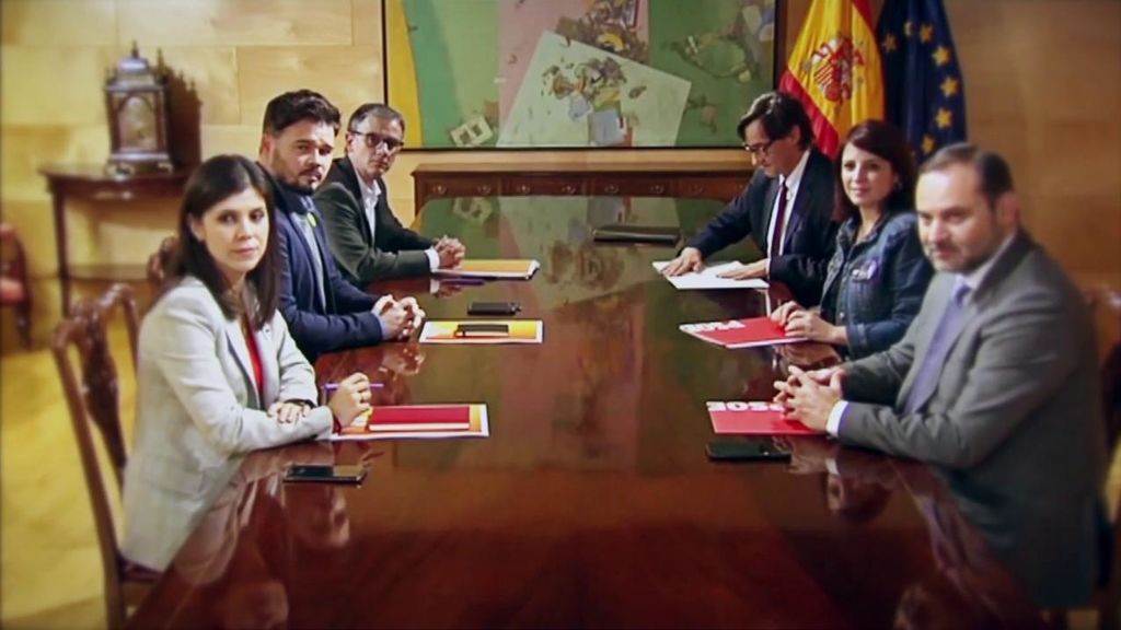 Negociaciones entre PSOE y ERC