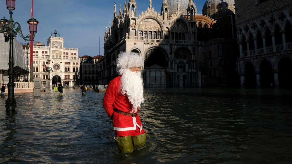 Venecia, de nuevo bajo el ‘acqua alta': qué fenómeno lo ha provocado esta vez