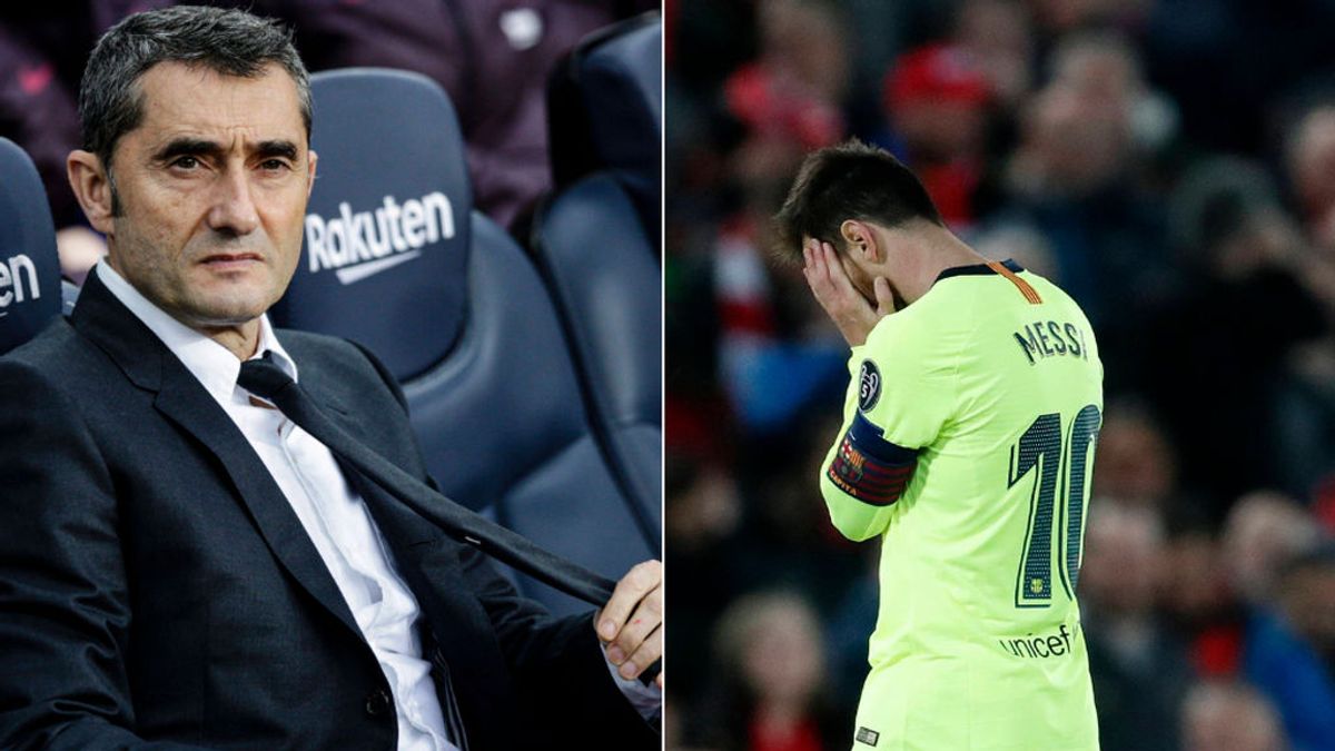 Valverde hace balance del Barça y recuerda la pesadilla de Anfield: "Agachamos la cabeza" Valverde hace balance del Barça y recuerda la pesadilla de Anfield: "Agachamos la cabeza"