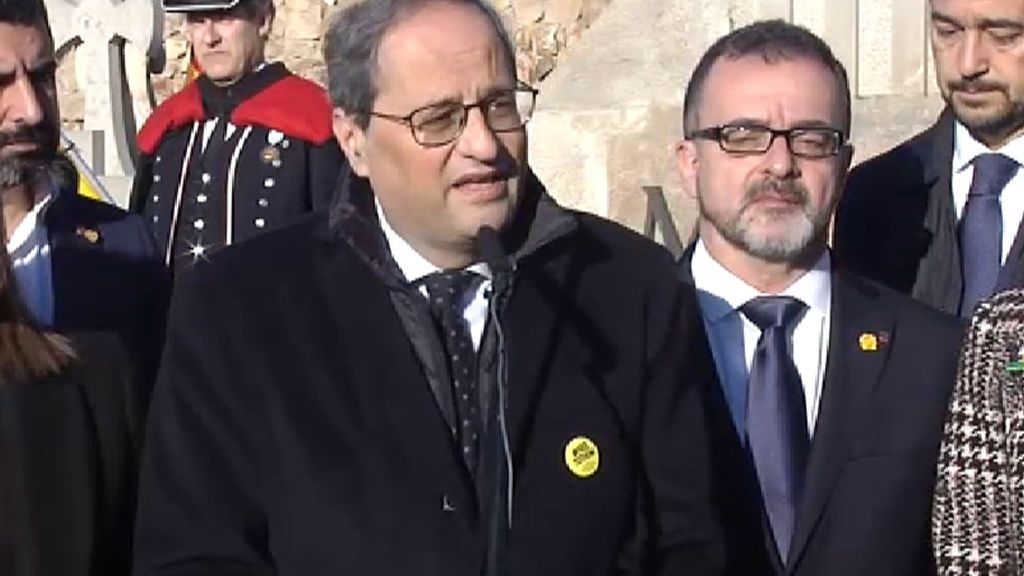 Torra, al Rey: "Lo que es una seria preocupación es el Estado español hoy en Europa"