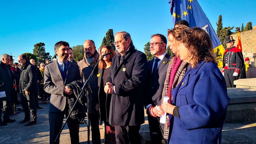 Torra replica al rey: "Cataluña no es una seria preocupación, lo es el estado español en Europa" Torra replica al rey: "Cataluña no es una seria preocupación, lo es el estado español en Europa"