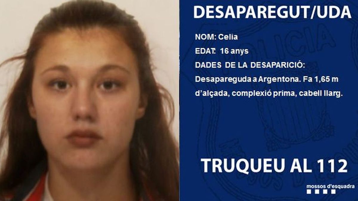 Alerta por la desaparición de Cèlia, de 16 años, en Argentona