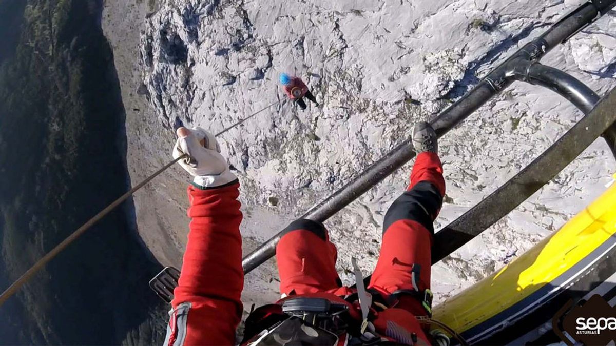 Rescatada una mujer de 36 años tras caer más de 10 metros cuando escalaba en León