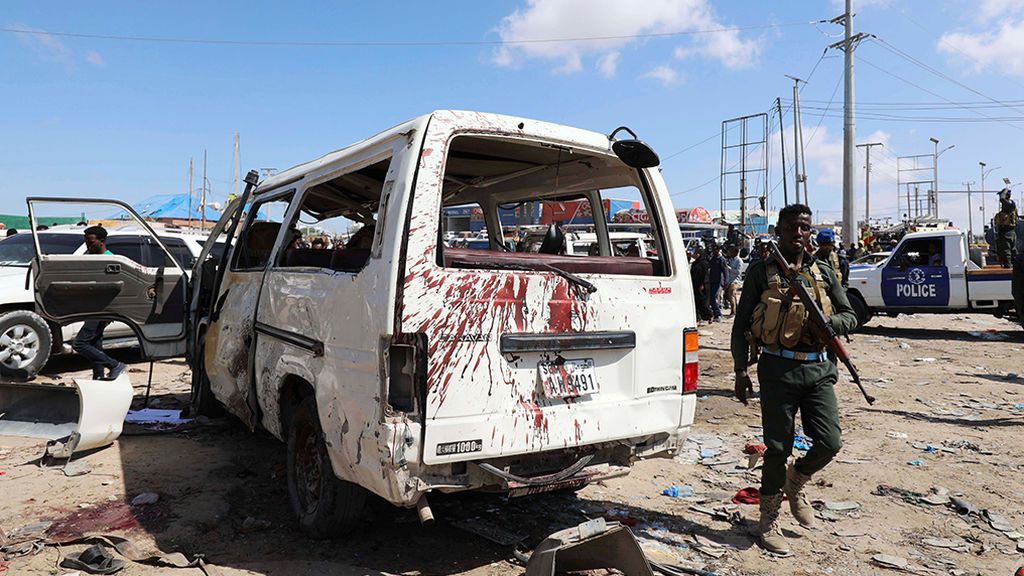 Más de 60 muertos en un atentado terrorista en Somalia
