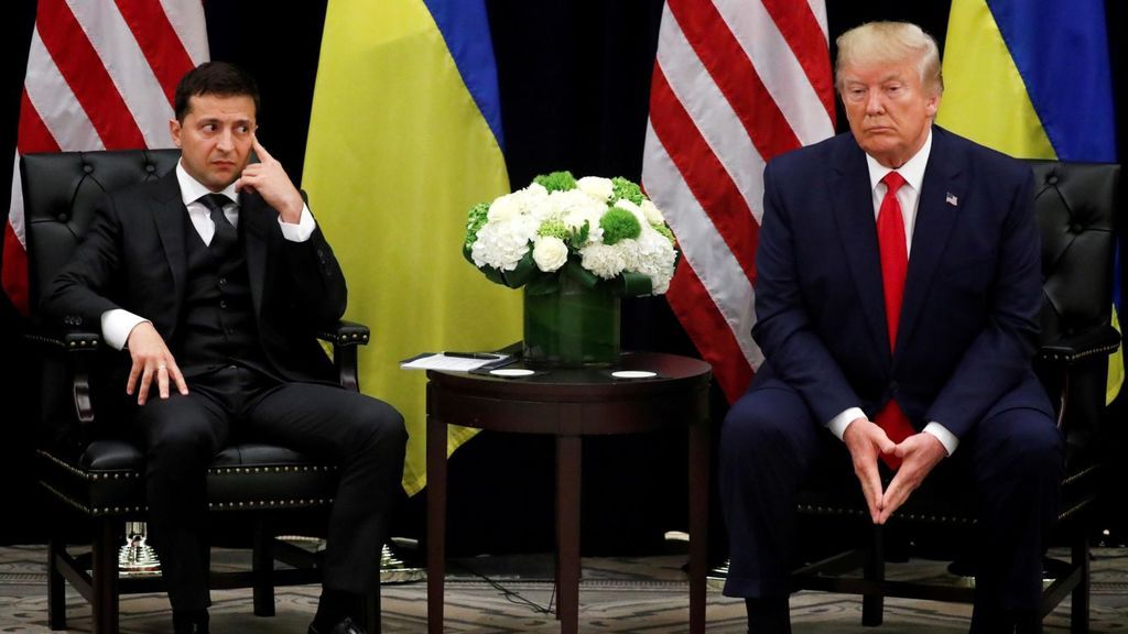 Reunión entre Donald Trump y Volodymyr Zelensky en septiembre de 2019