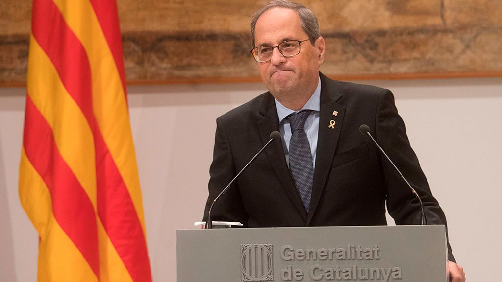 Torra, molesto por el debate interno en JxCat sobre su sustitución si es inhabilitado Torra, molesto por el debate interno en JxCat sobre su sustitución si es inhabilitado