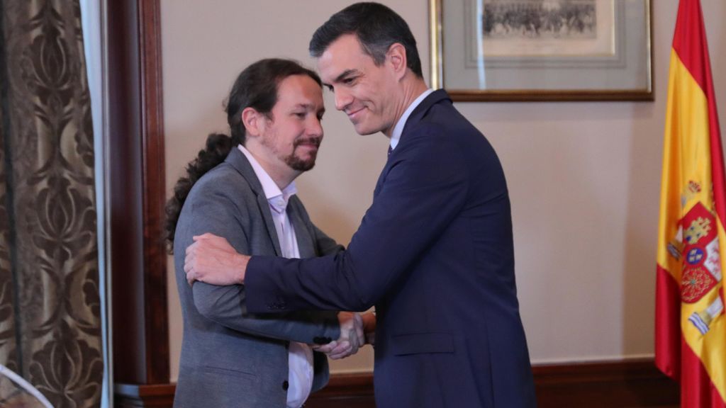 Pedro Sánchez y Pablo iglesias Pedro Sánchez y Pablo iglesias