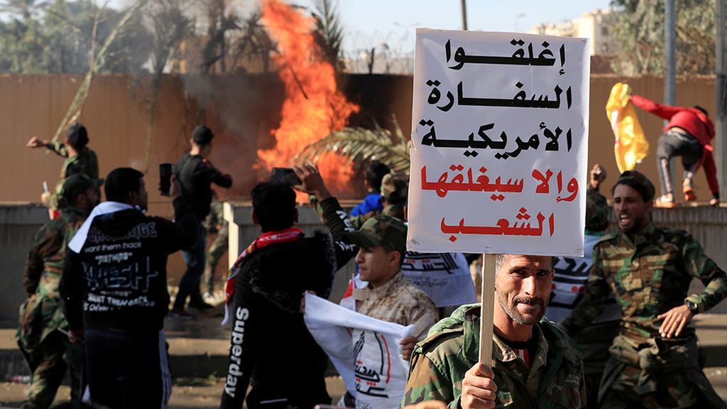 Evacuada la embajada de EEUU en Bagdad