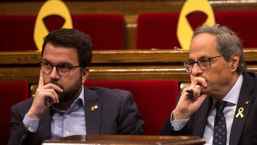 Torra advierte a Aragonés que el acuerdo ERC-PSOE "no tiene el visto bueno" del Govern