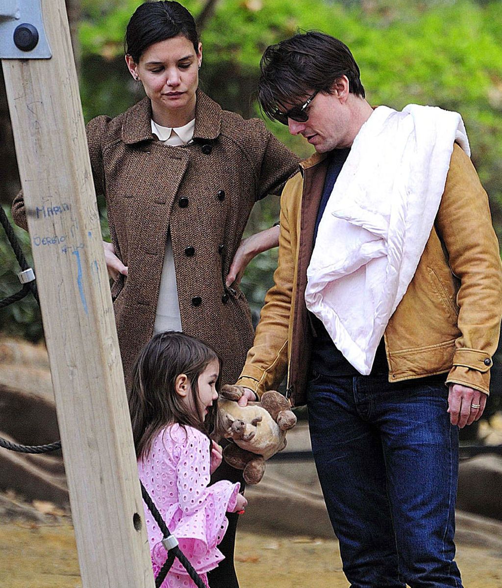 Tom Cruise y Suri en 2012