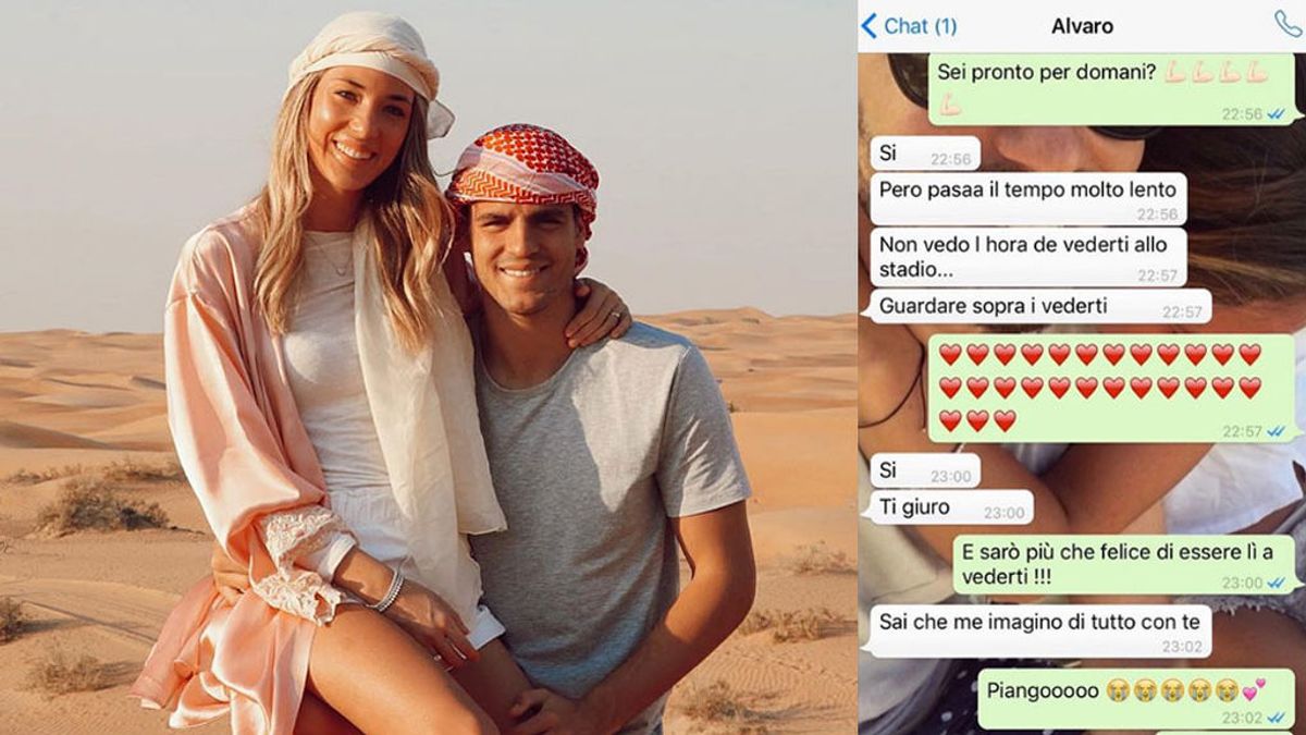 Los WhatsApp de Morata y Alice Campello una semana después de conocerse: “Si eres como pareces me casaría mañana contigo”