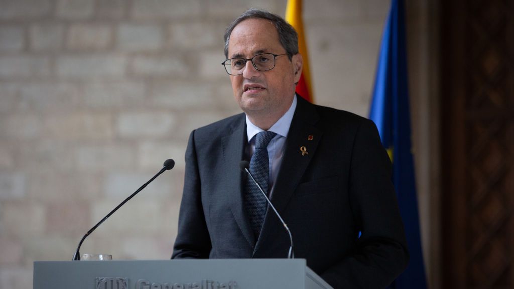 Torra, tras ser inhabilitado por la Junta Electoral Central: "Es un 155 sin pasar por el Senado" Torra, tras ser inhabilitado por la Junta Electoral Central: "Es un 155 sin pasar por el Senado"