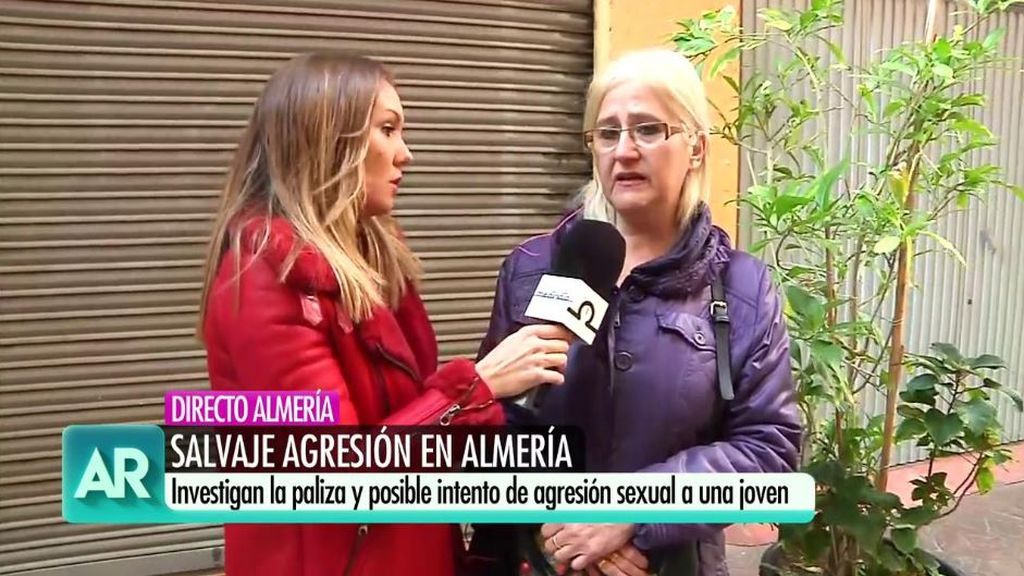 La madre de la joven brutalmente agredida en Almería