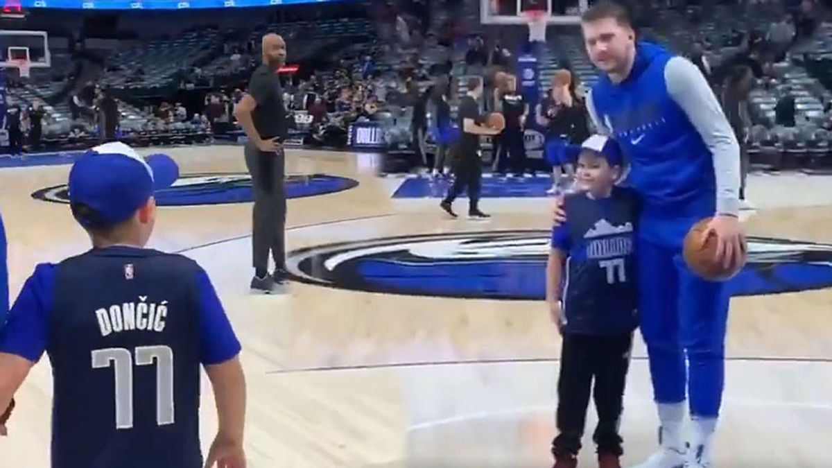 El regalo de Doncic a un niño con epilepsia: “Ver jugar a Luka te ayuda, ¡9 meses sin convulsiones!”