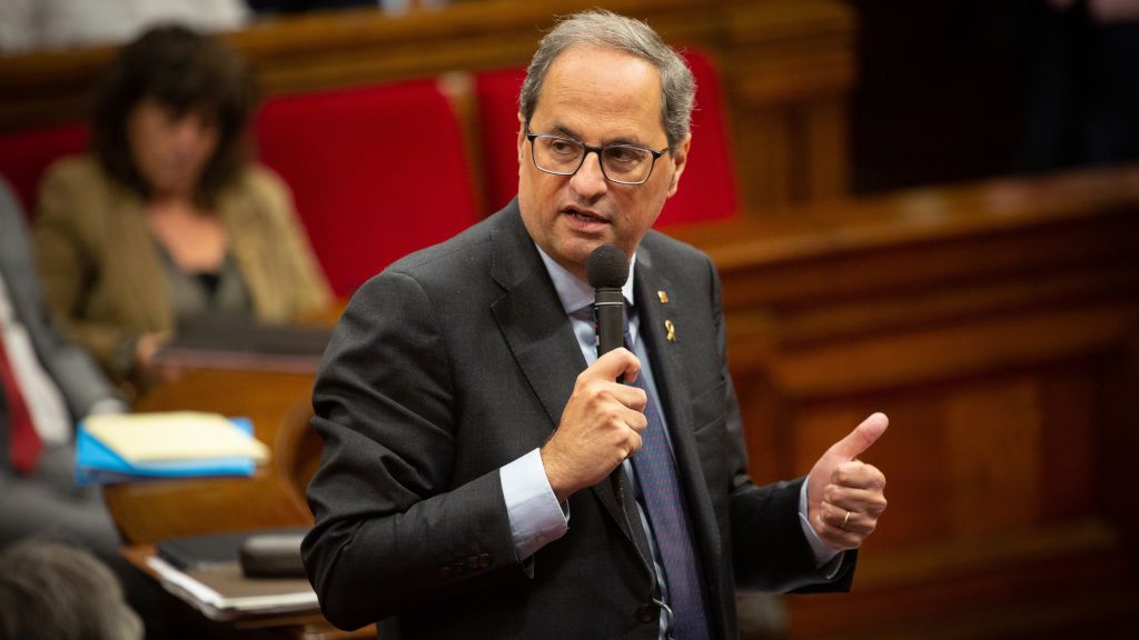 Torra rechaza el acuerdo de diálogo entre PSOE y ERC y defiende la vía más unilateral Torra rechaza el acuerdo de diálogo entre PSOE y ERC y defiende la vía más unilateral