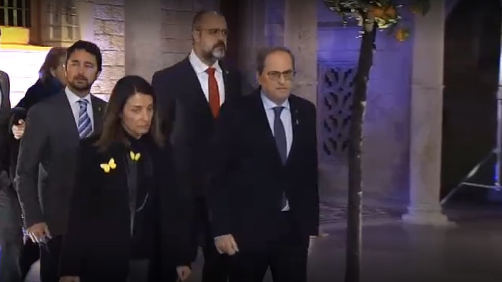 Torra traslada la presión sobre su inhabilitación al Parlament catalán