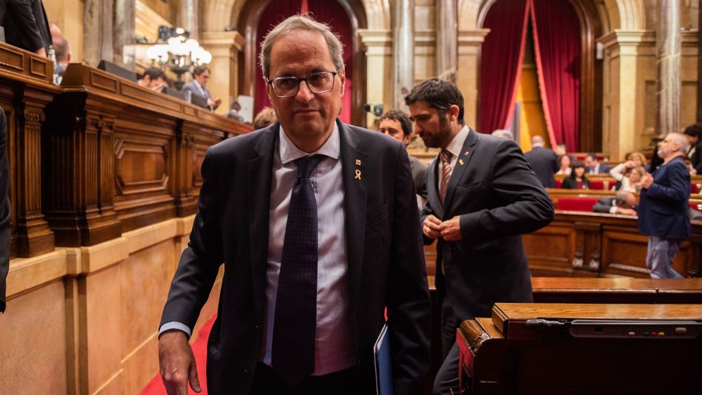 El Parlament celebra un pleno extraordinario por la inhabilitación de Torra El Parlament celebra un pleno extraordinario por la inhabilitación de Torra